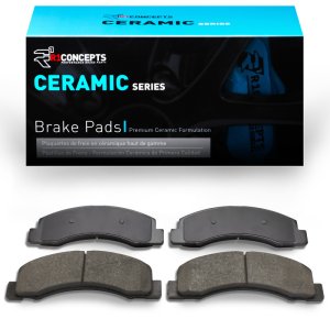 Ford F-350 Super Duty Brake Pads - Front - R1 Concepts - R1 Ceramic - Ceramic - `99-`05